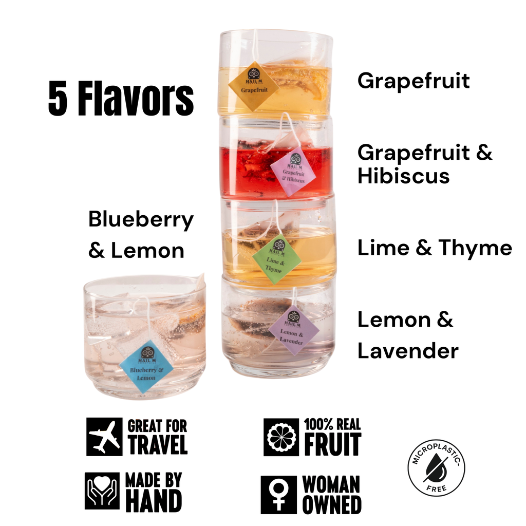 Gin & Tonic Infusion Kit – Sugar Free - Travel Cocktail Tea Bags