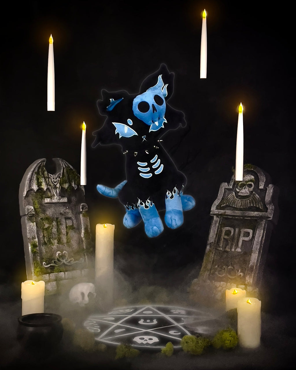 Arson - Flame Cat Plush Toy