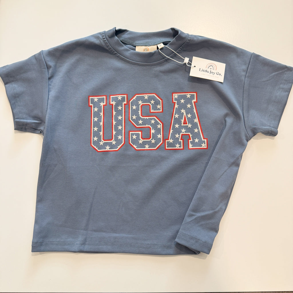 USA Stars Oversized Tee