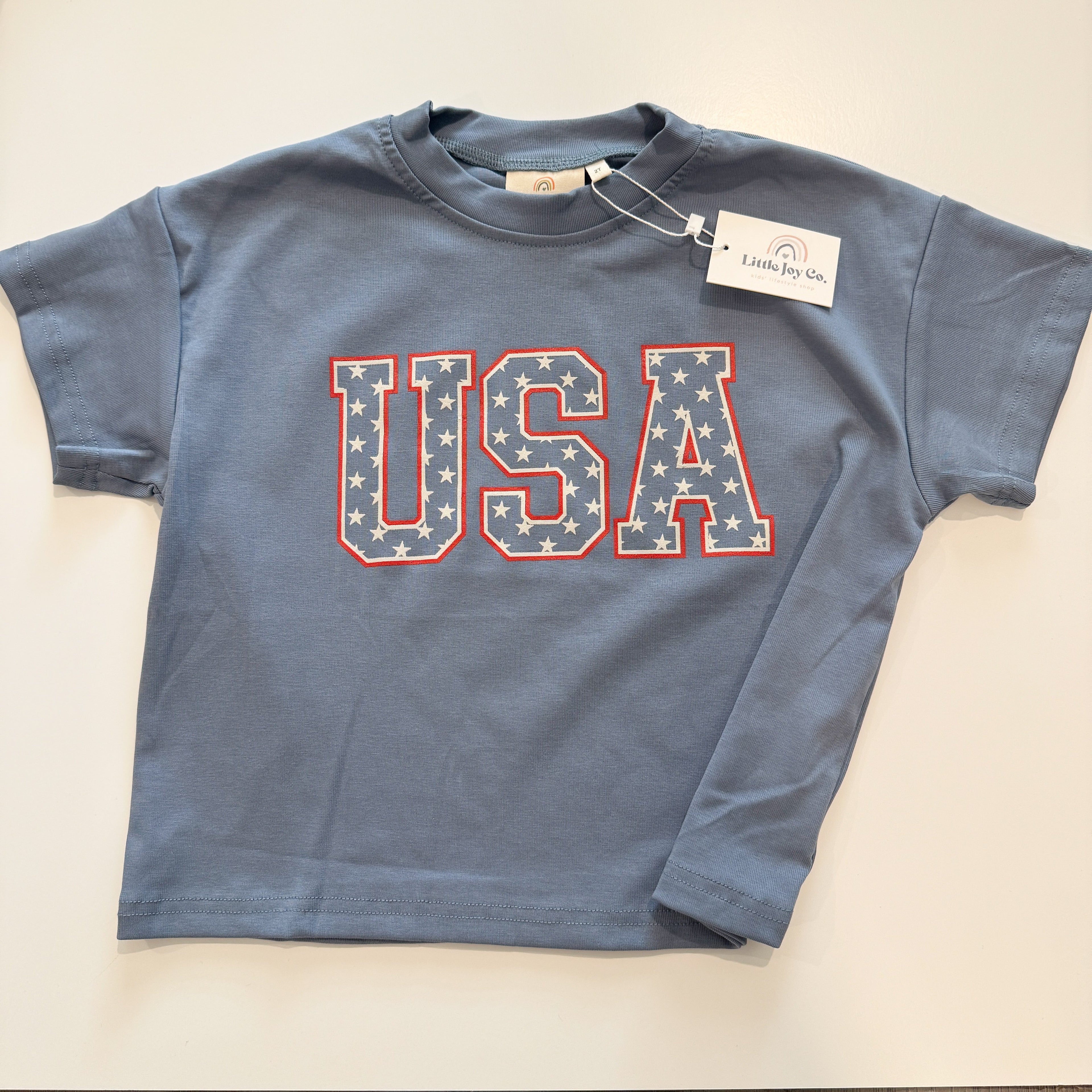 USA Stars Oversized Tee