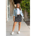 Millie -  White Bow Jogger Skirt