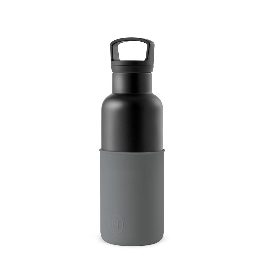 Black-Metallic Grey 16 Oz