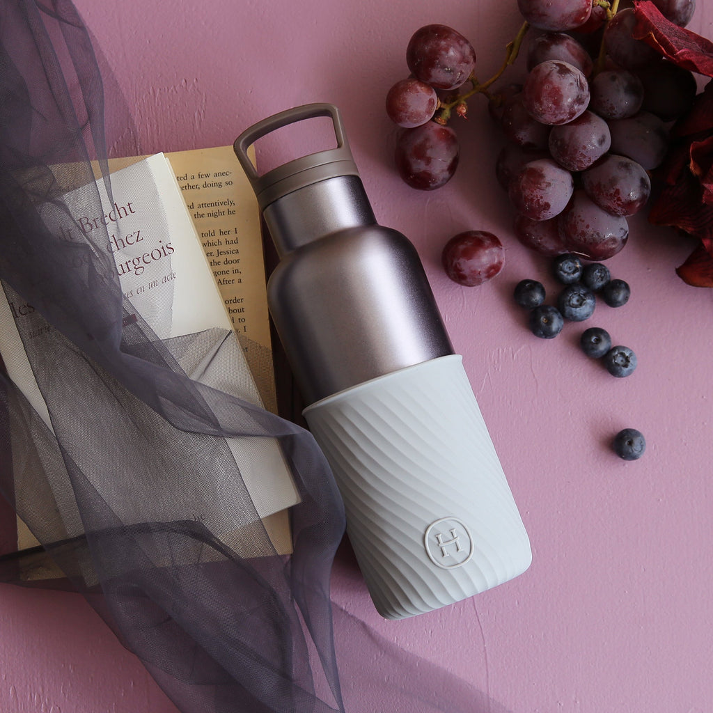 Dusk violet-Cloudy Grey 16 Oz
