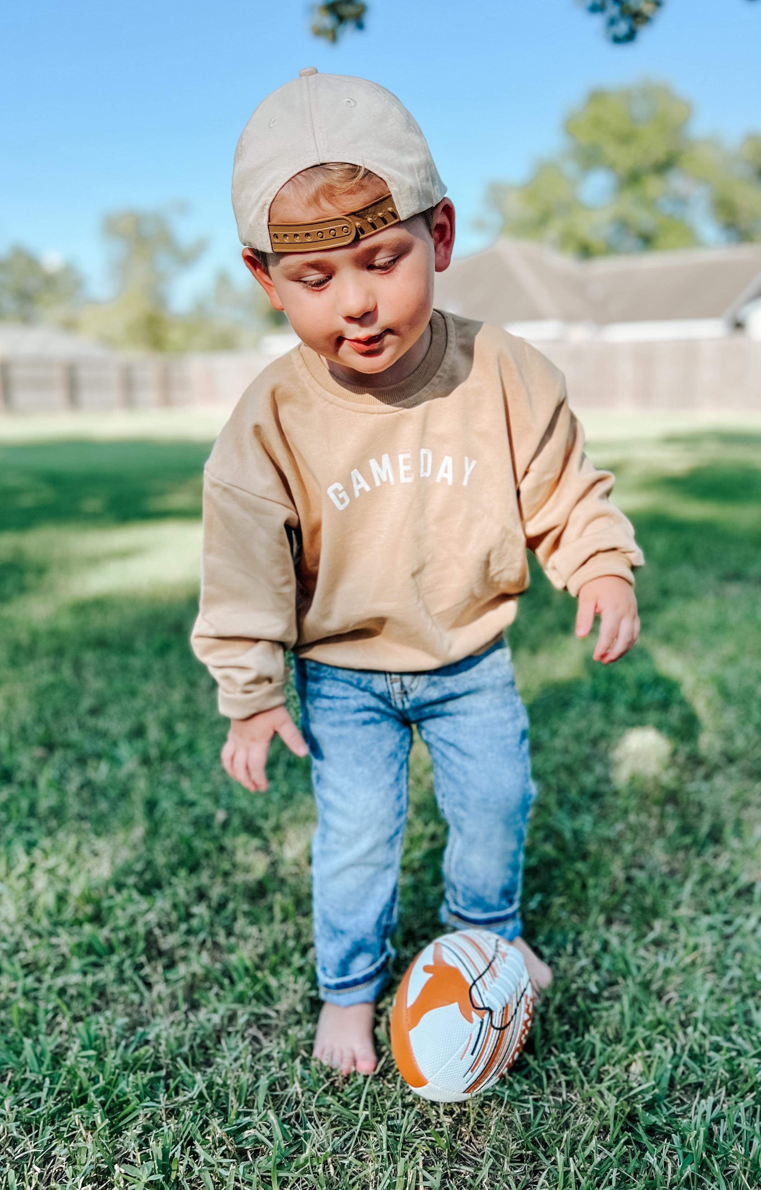 Gameday Crewneck Sweatshirt – Camel