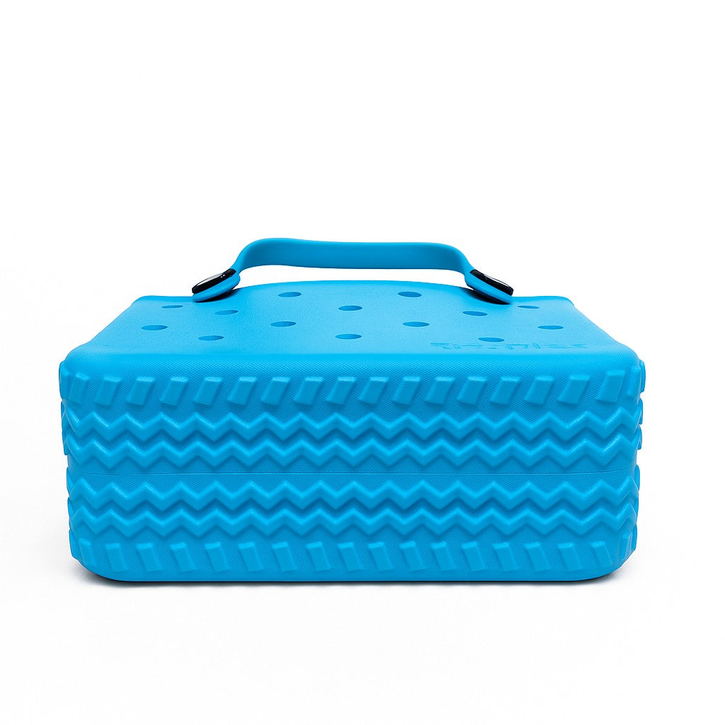 Everyday Small EVA Tote – TIFF | Waterproof, Lightweight, Modern Turquoise Mini Tote