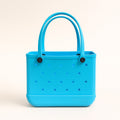 Everyday Small EVA Tote – TIFF | Waterproof, Lightweight, Modern Turquoise Mini Tote
