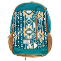 HOOey "Rockstar" Aztec Pattern (Teal/White/Tan) - Backpack