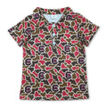 Short sleeves camo C kids boys team polo shirt