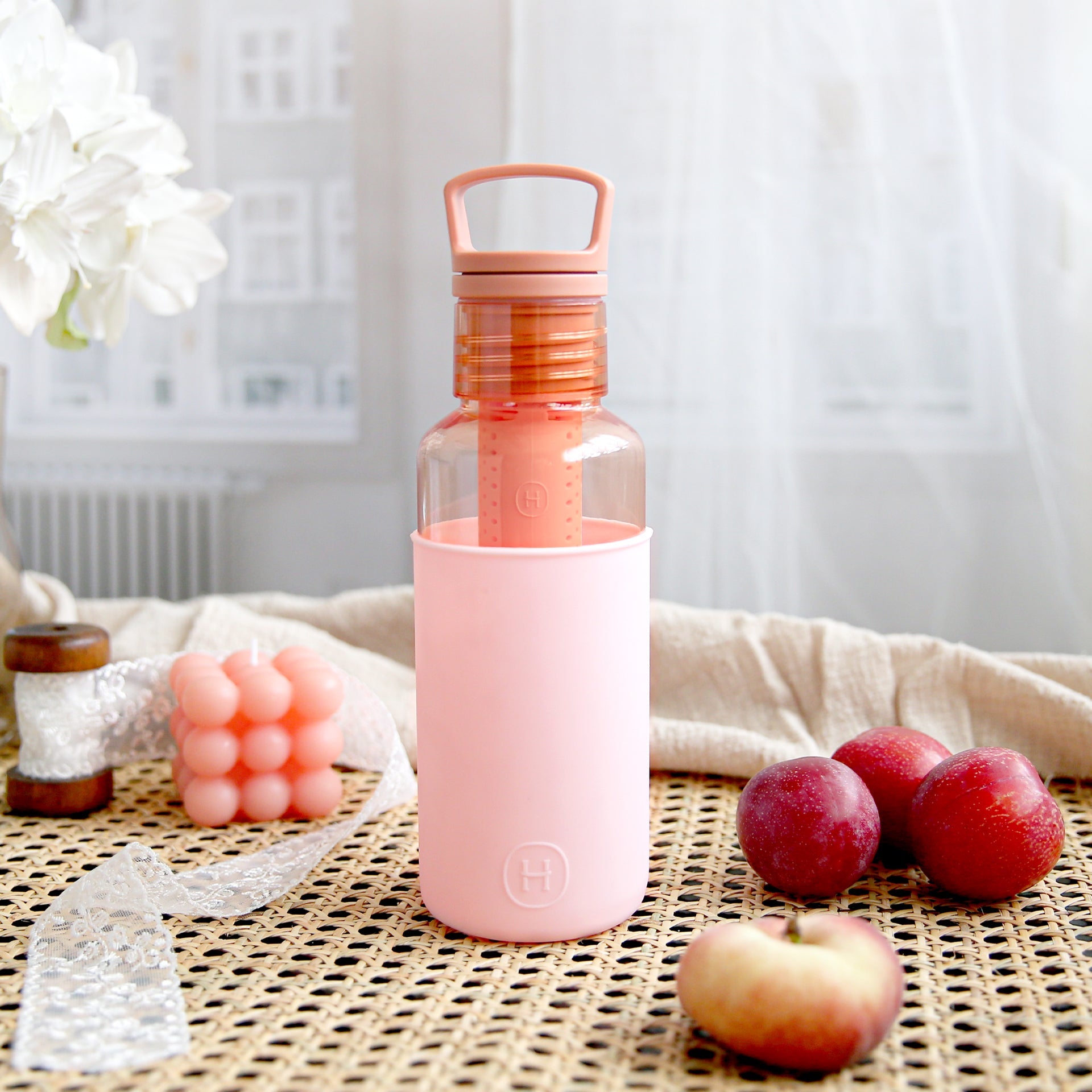 Peachy orange-Cherry Blossoms 20 Oz