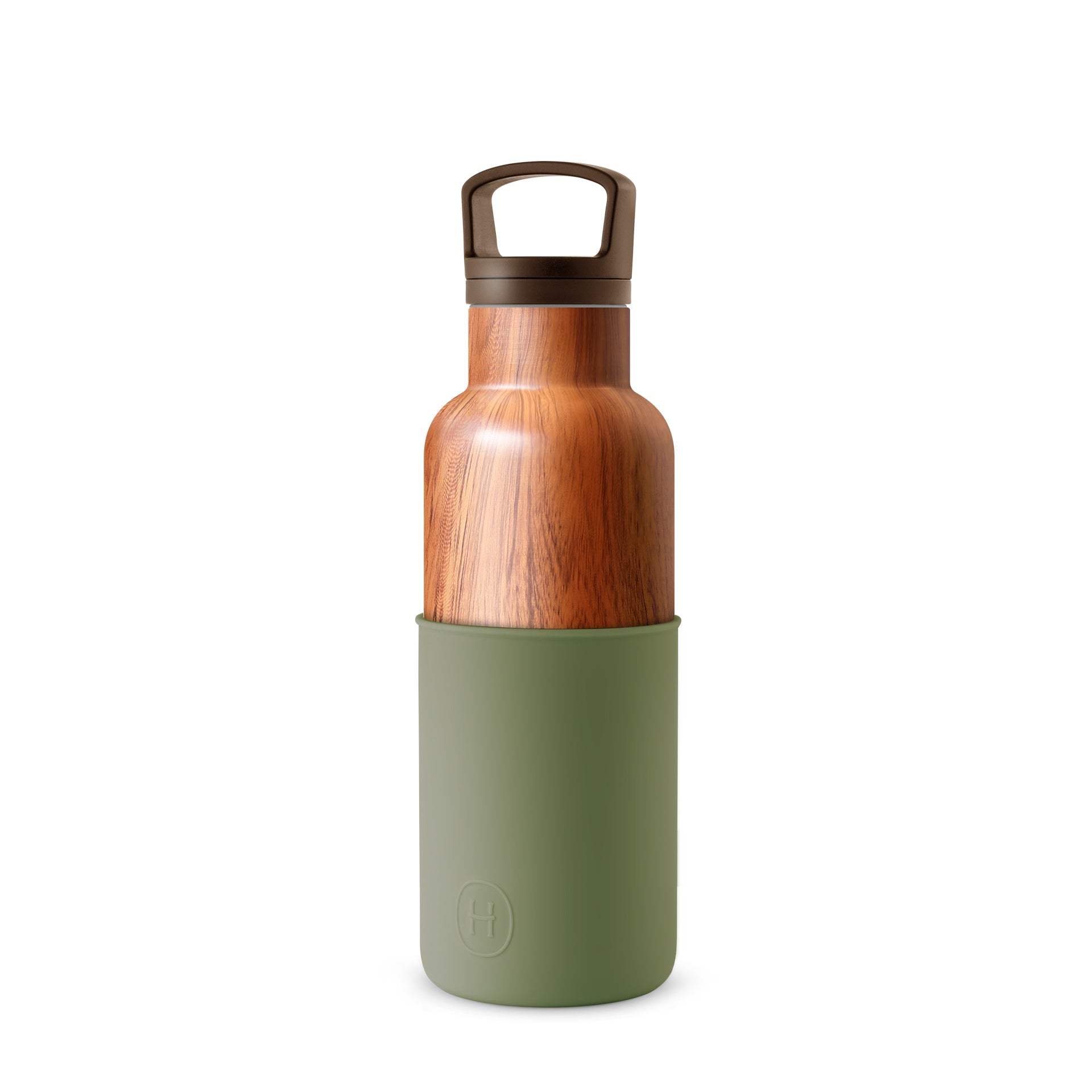 Wood Grain-Army Green 16 Oz