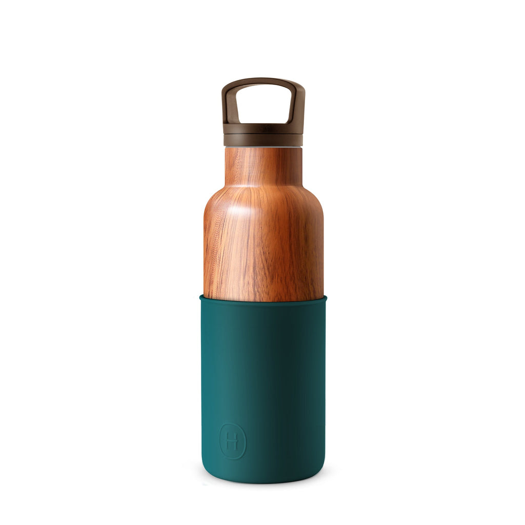 Wood Grain-Peacock Green 16 Oz