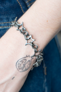 starlight viper - hand-linked star chainmail bracelet