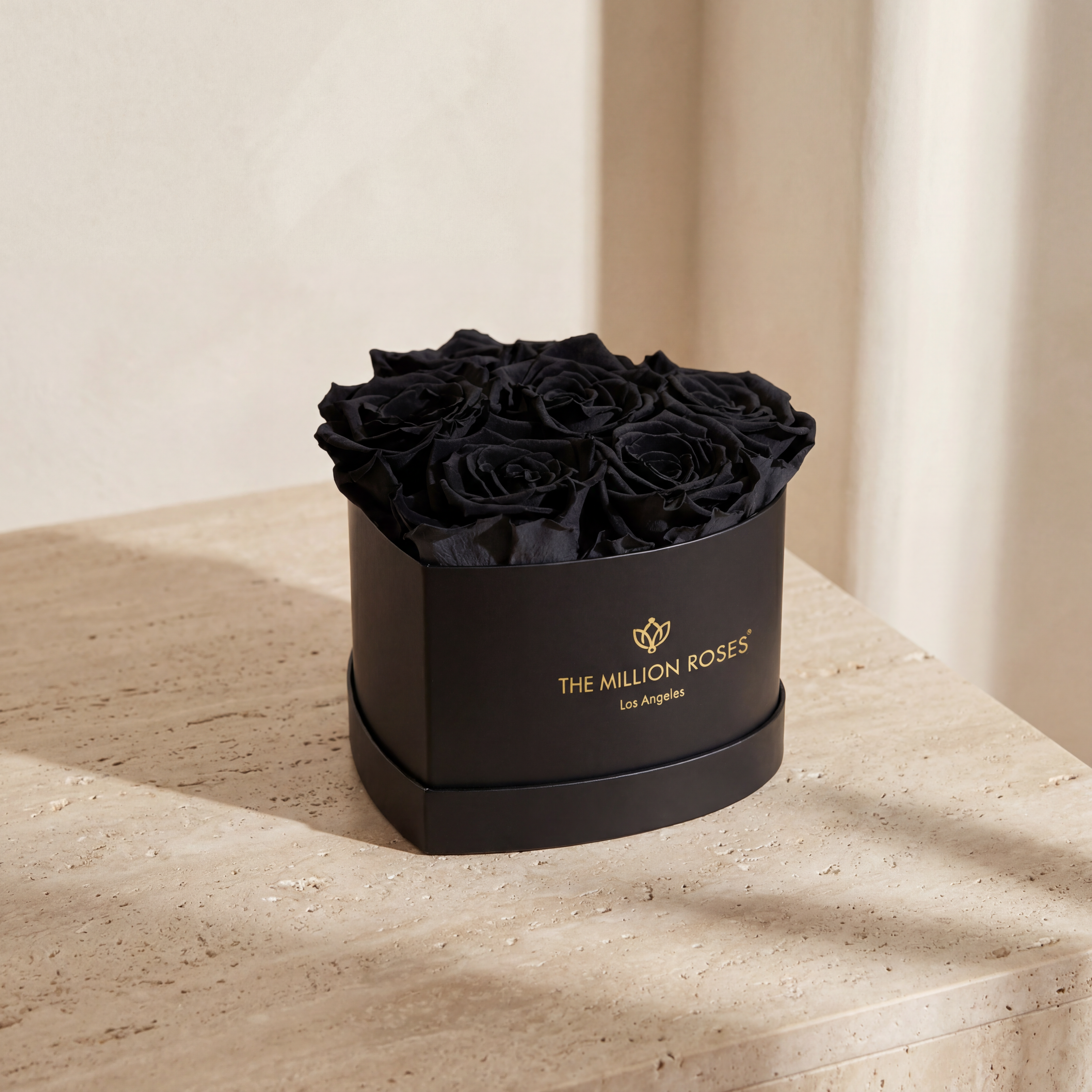 Baby Heart Black Box | Black Roses