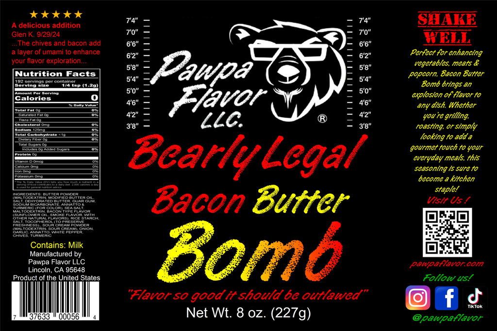 Bearly Legal Bacon Butter Bomb
