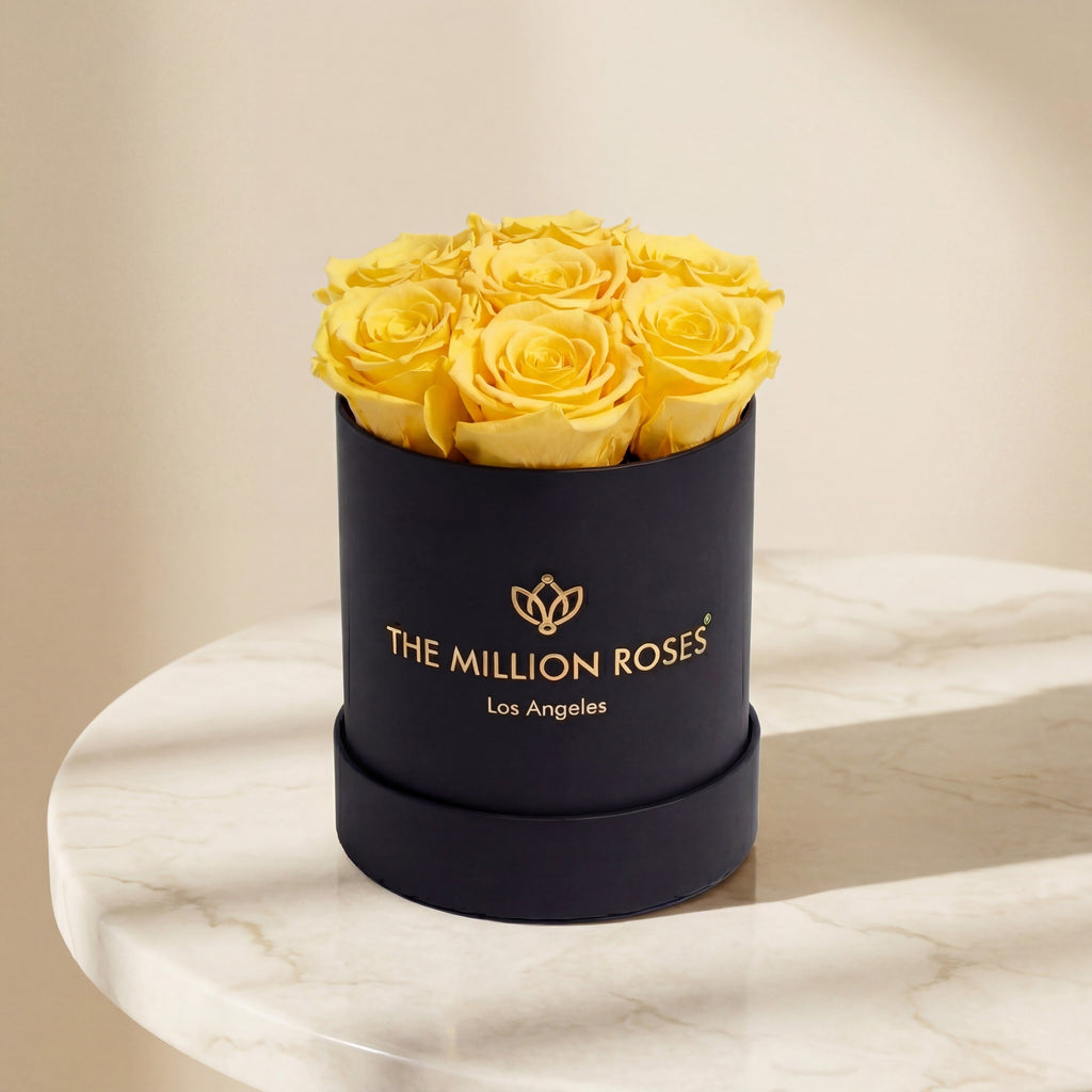 Basic Black Box | Yellow Roses