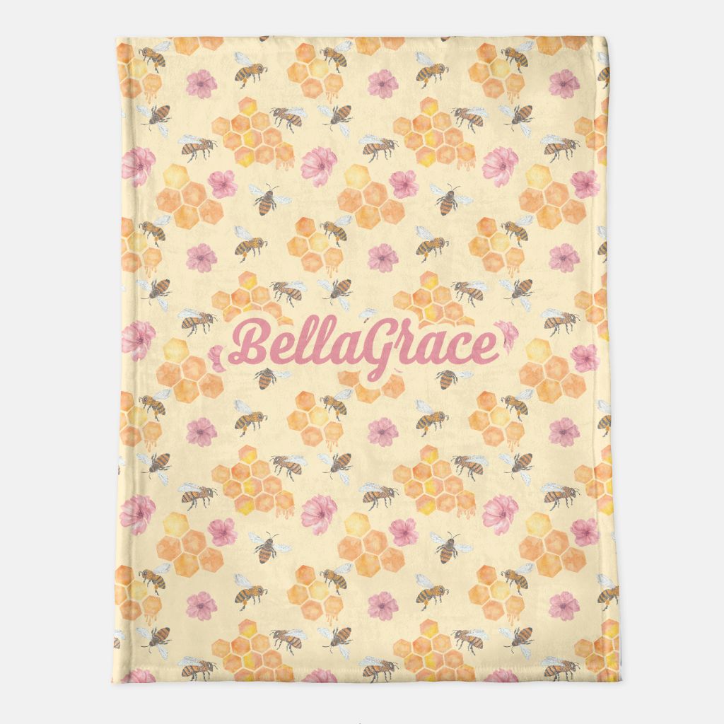 BellaGrace Personalized Minky Blanket