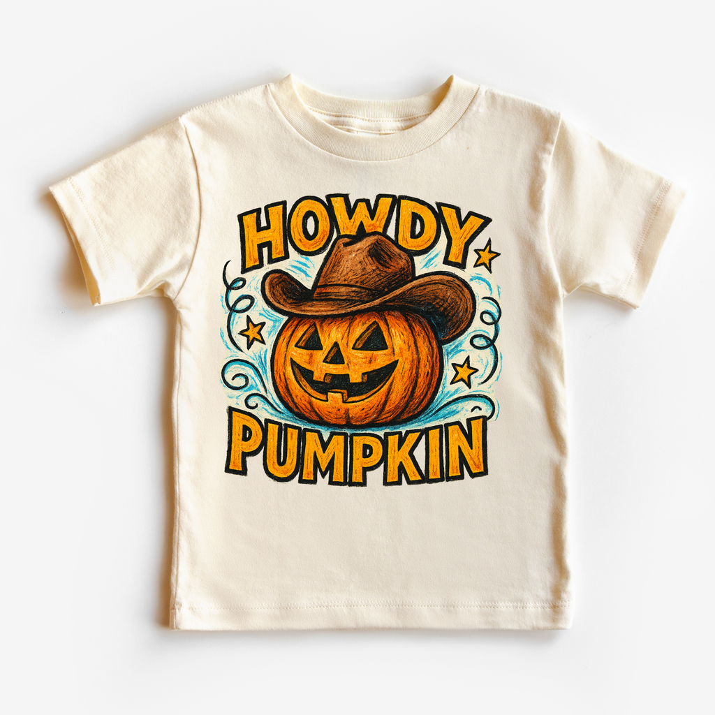 Howdy Pumpkin Western Halloween Shirt - Halloween Tee