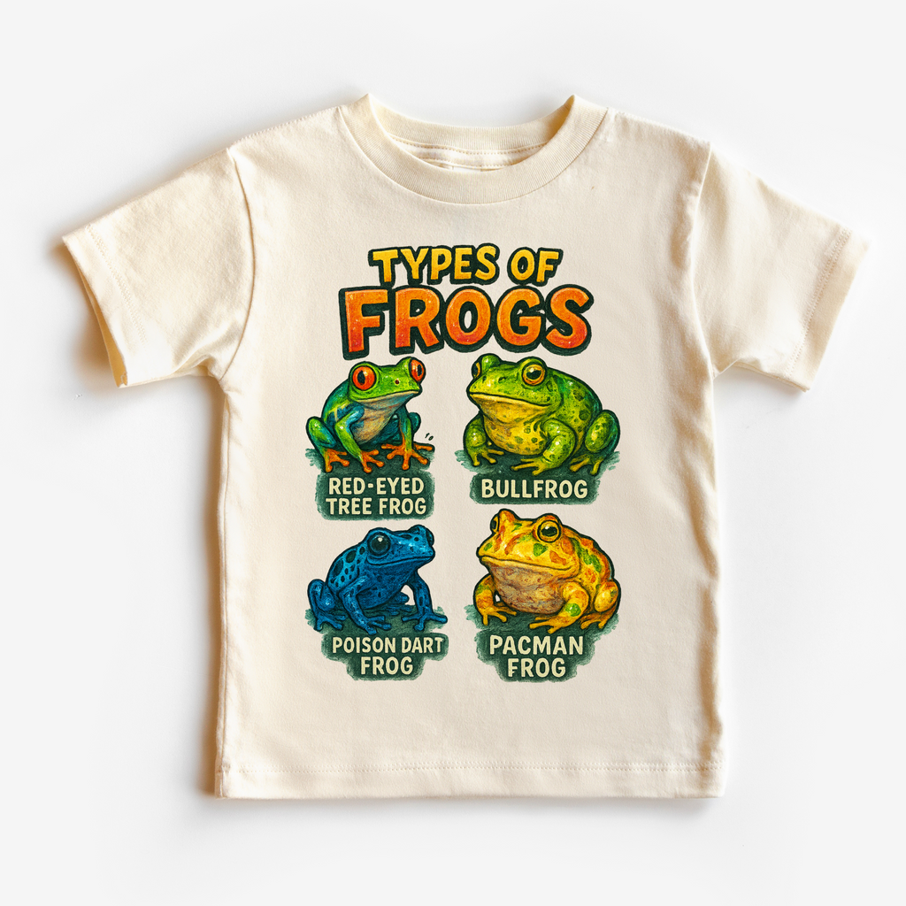 Types Of Fogs Science Shirt - Frog Tee