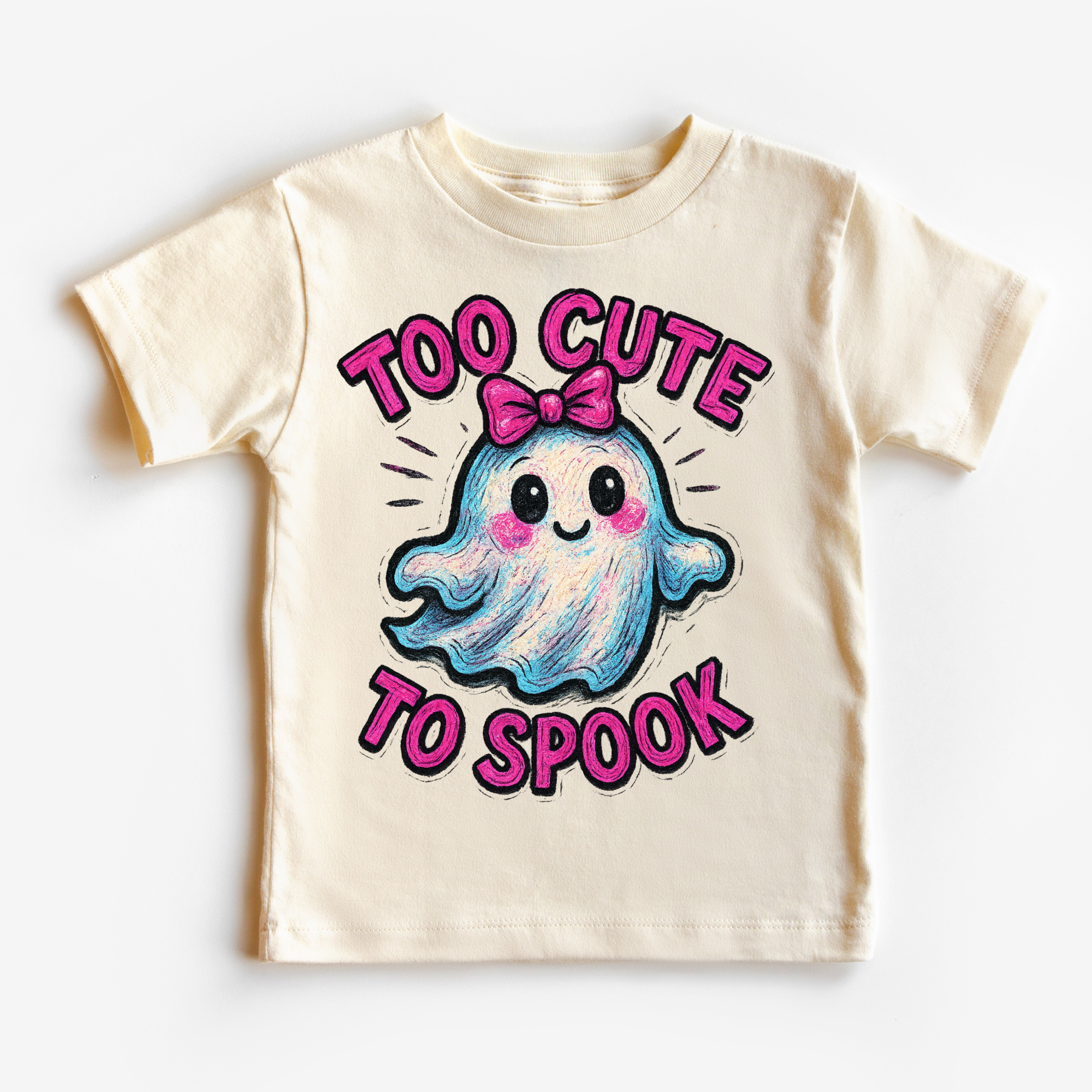 Too Cute To Spook Halloween Shirt - Girls Halloween Tee