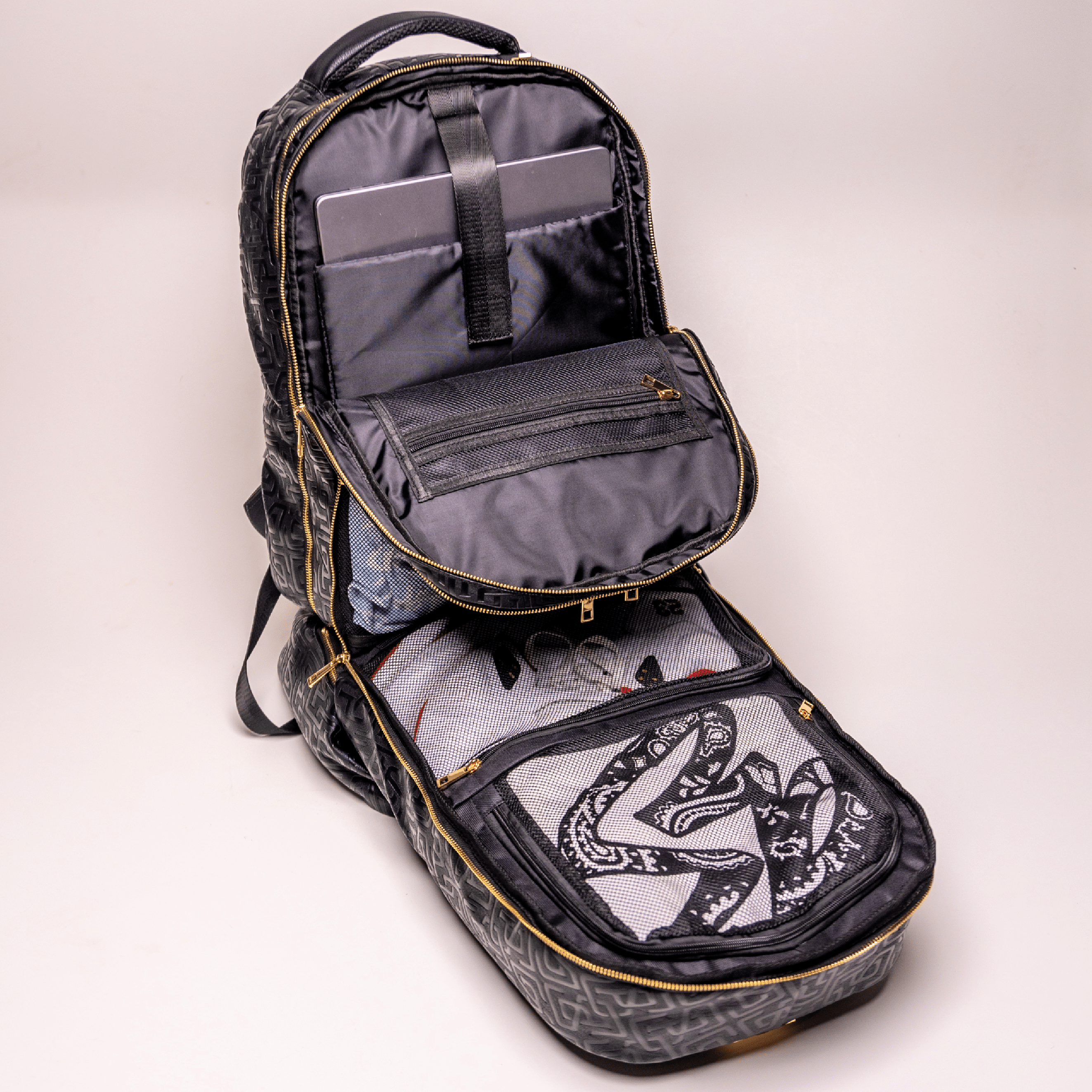 Black Monogram Leather Patented Carry-On Backpack (Only 150 Made)