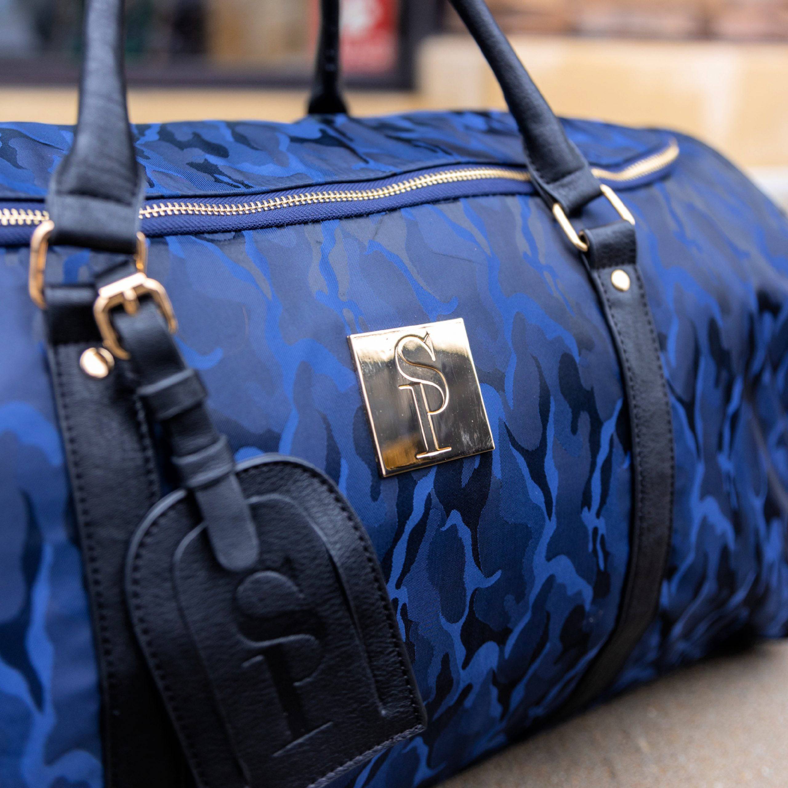 Blue Camo Weekender Duffle Bag (FLASH SALE)