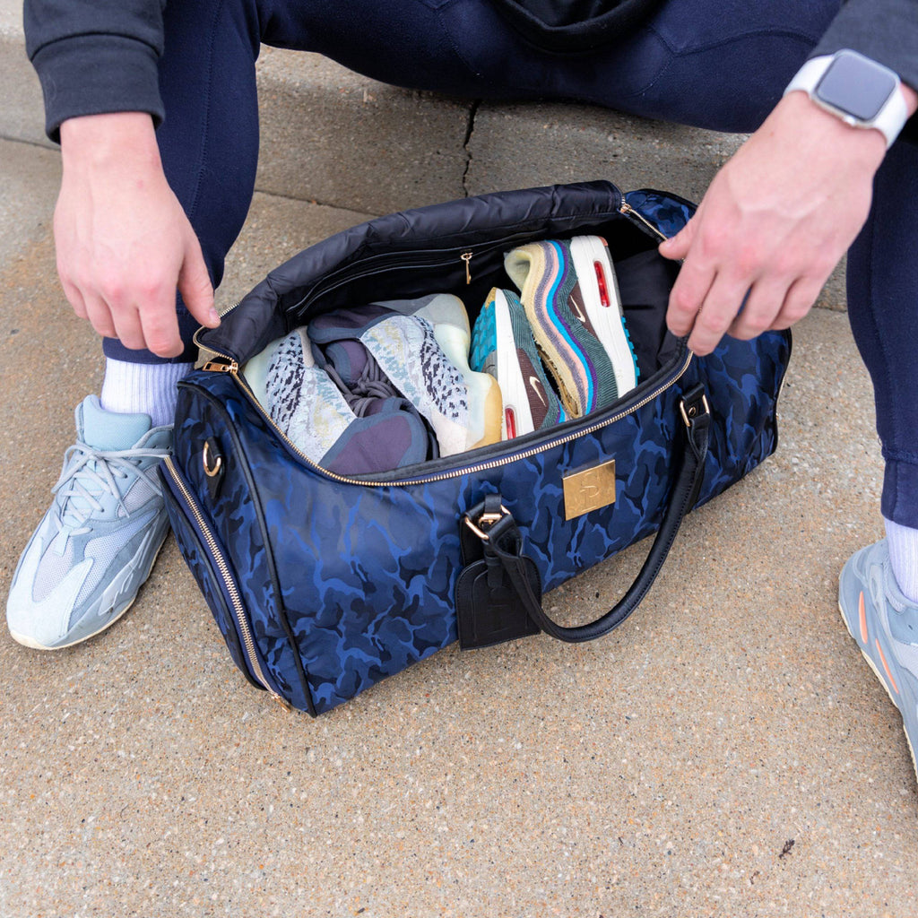 Blue Camo Weekender Duffle Bag (FLASH SALE)