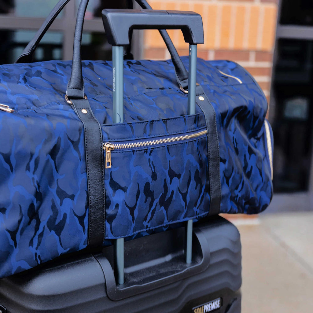 Blue Camo Weekender Duffle Bag (FLASH SALE)
