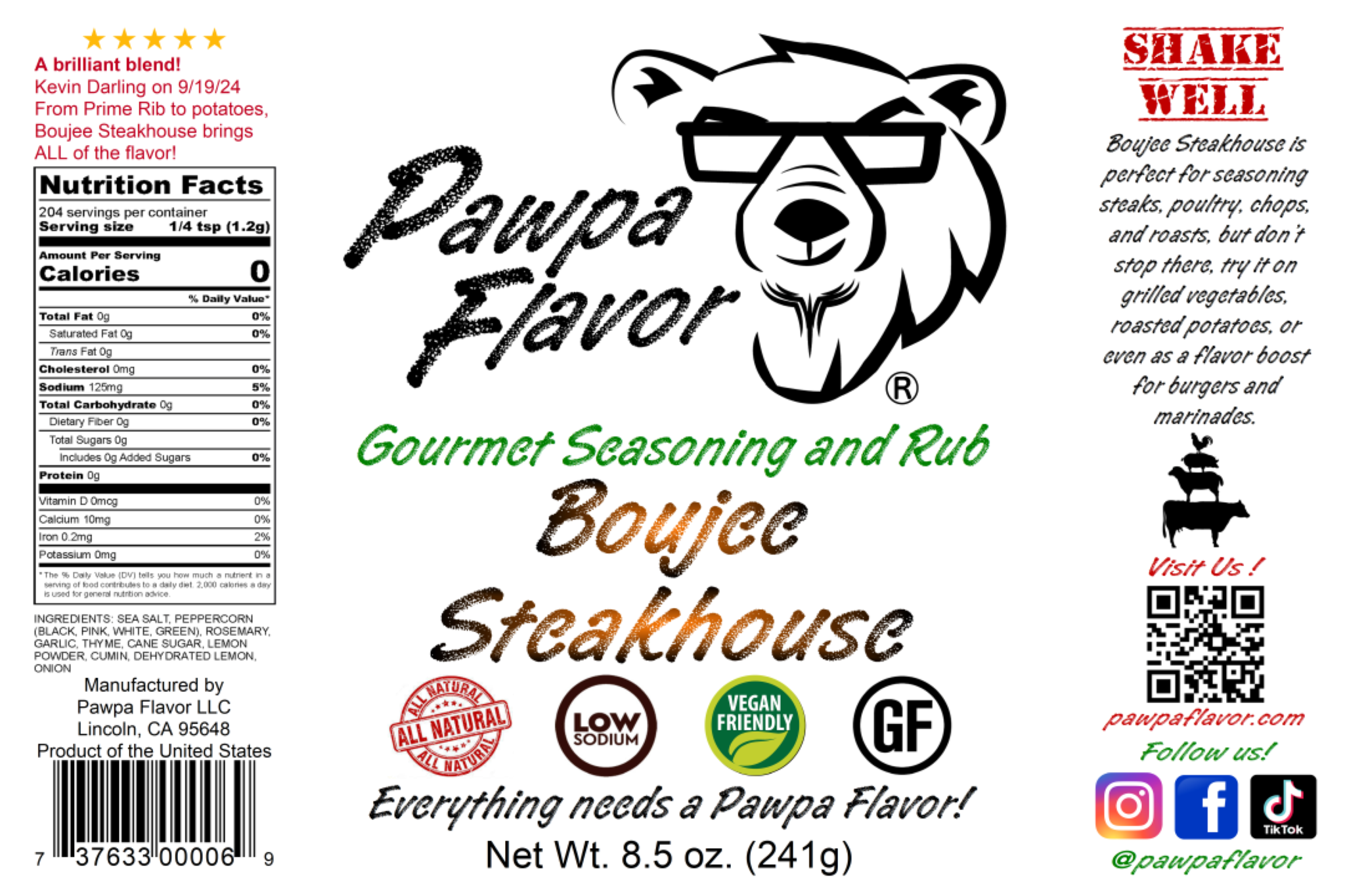 Pawpa Flavor Boujee Steakhouse