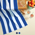 Mid-weight Cabana Beach Towel: 100% Cotton Towel