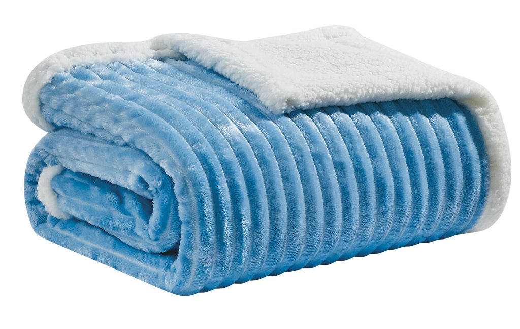 Corduroy Sherpa Blanket – Throw, Queen & King Sizes – Ultra Soft, Reversible, Cozy & Stylish