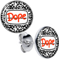 Dope Composition Notebook Stud Earrings by Onyx O