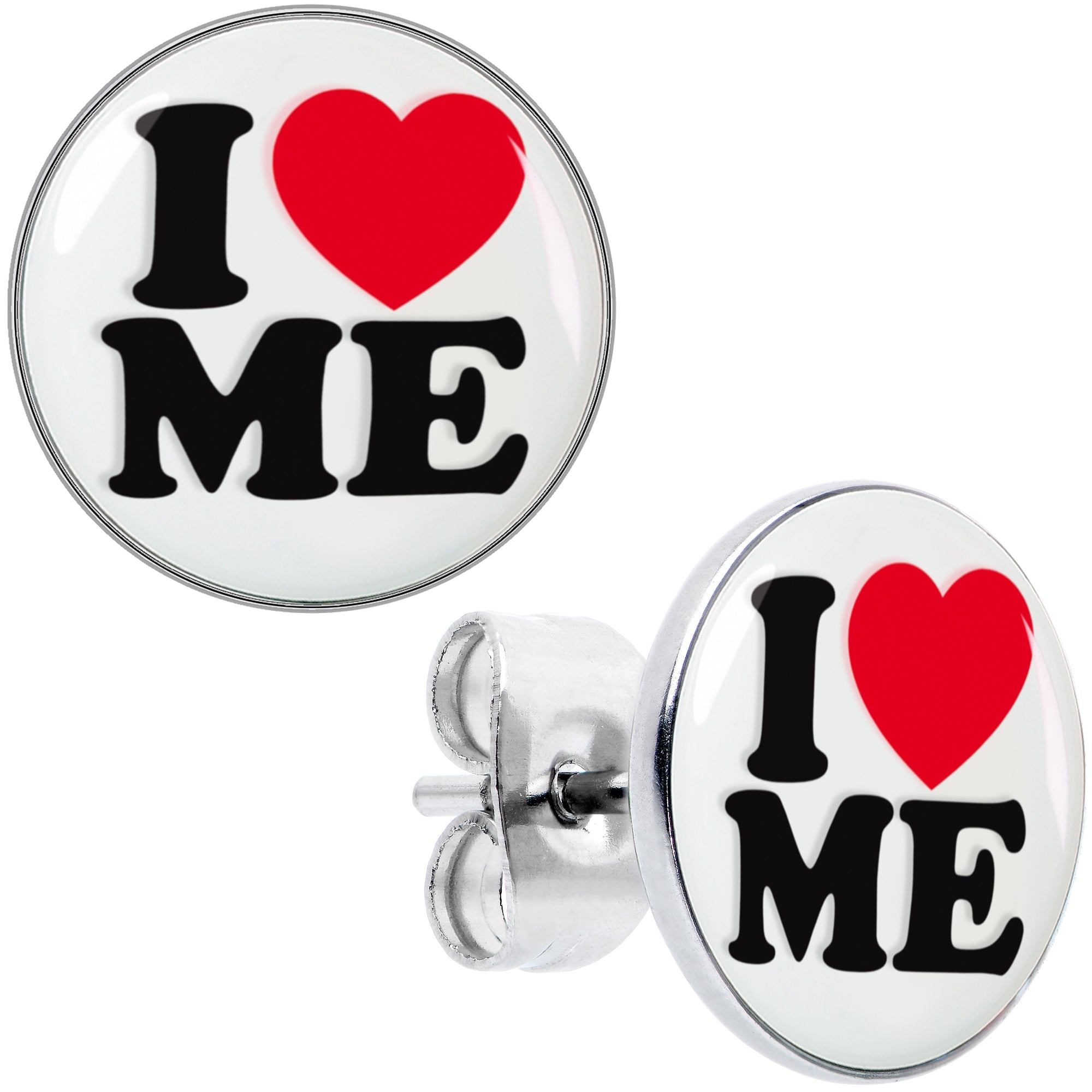 I Love Me Stud Earrings by Onyx O