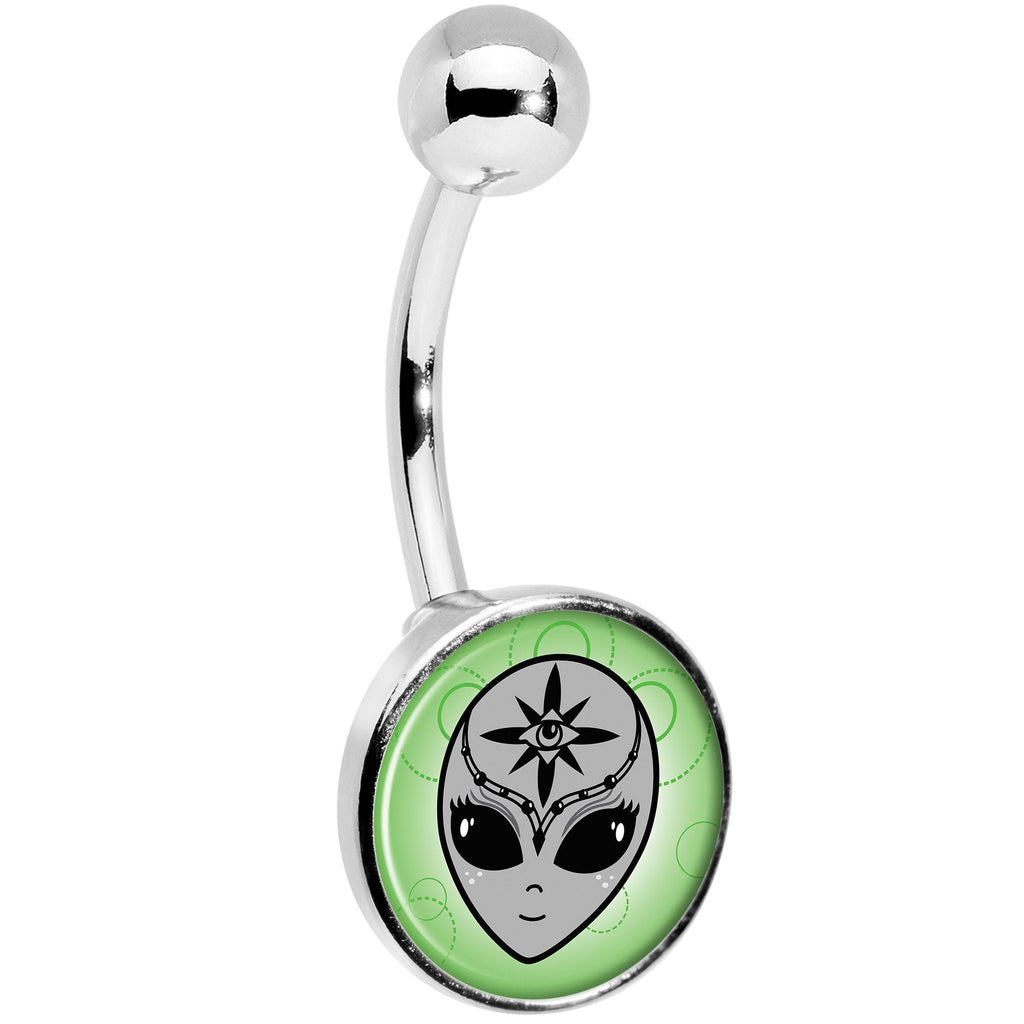 Third Eye Cute Alien Belly Ring