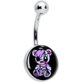 Attitude Teddy Bear Belly Ring by Onyx O