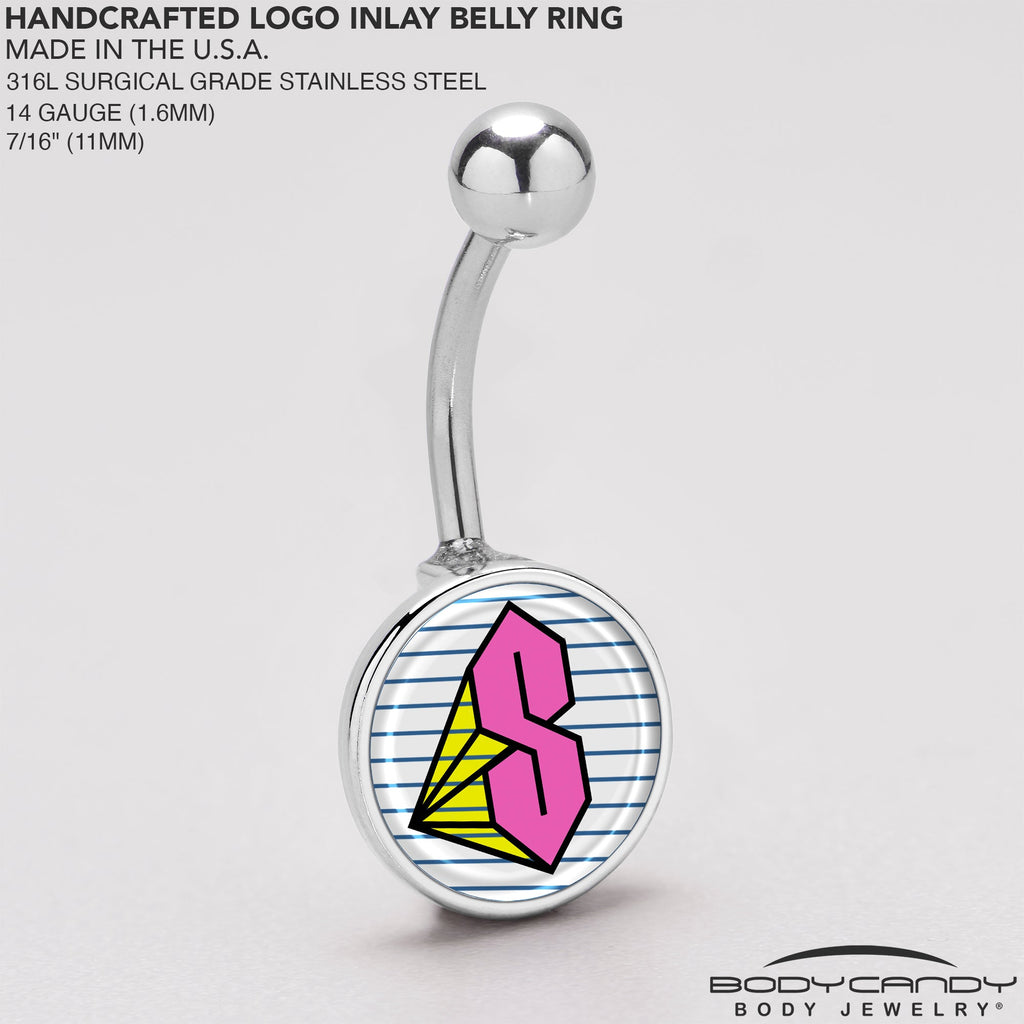 Hot Pink Cool S Belly Ring by Onyx O