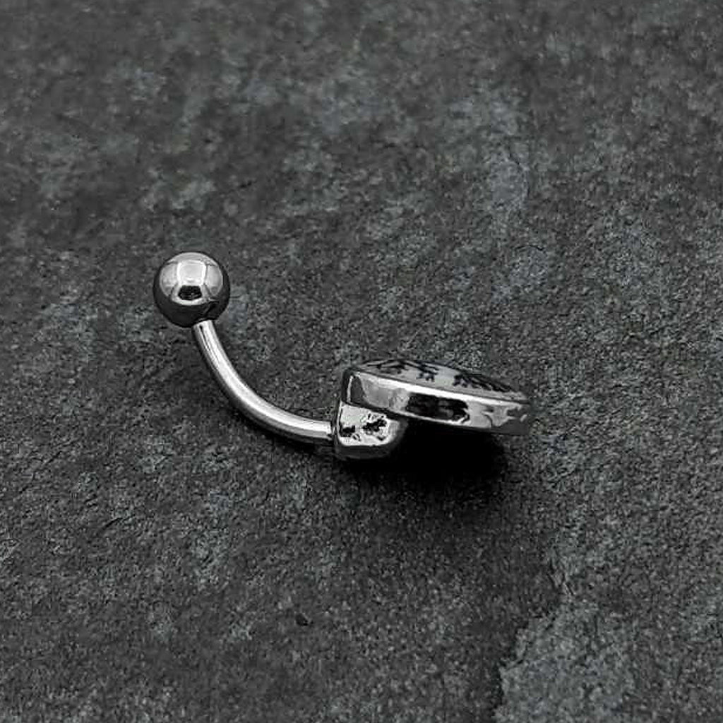 Glow in the Dark Tree of Life Belly Ring by Onyx O