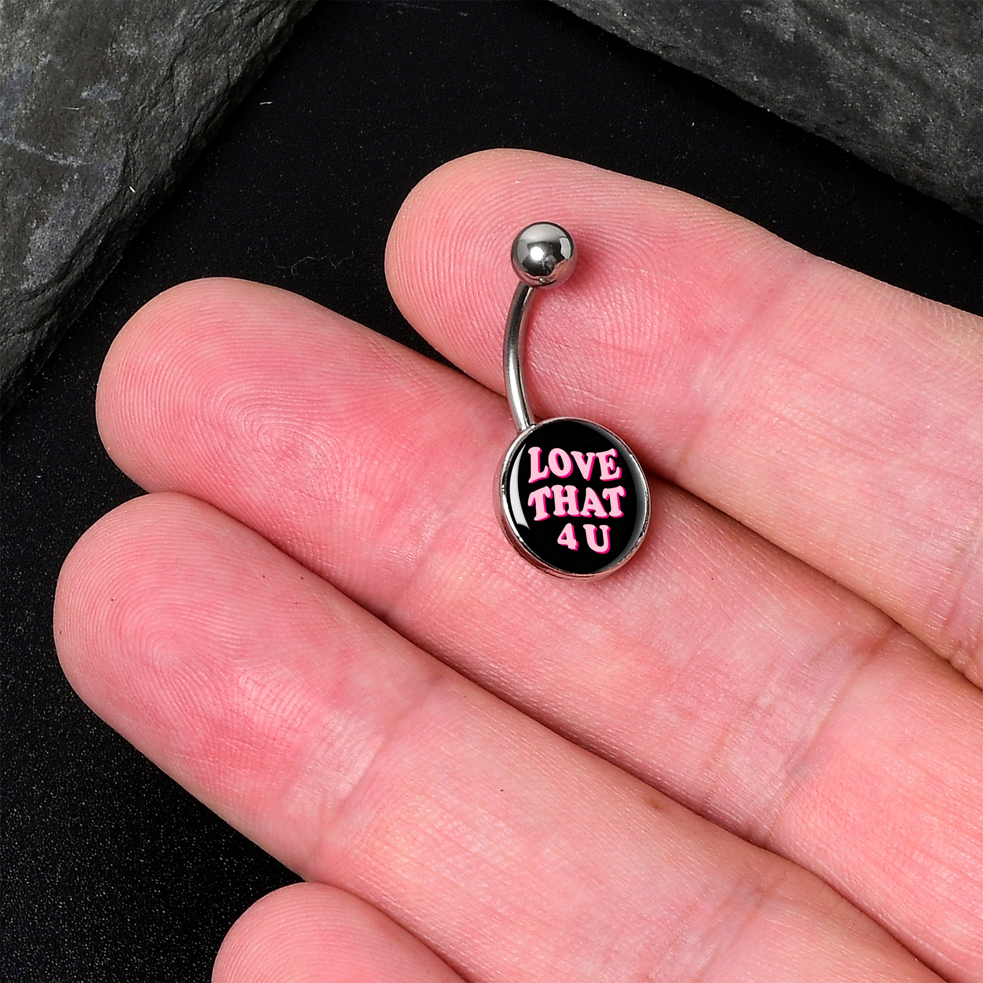 Love That 4 You Belly Ring by Onyx O