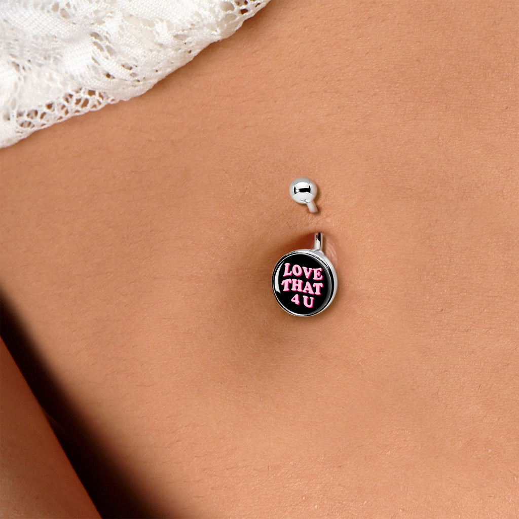 Love That 4 You Belly Ring by Onyx O