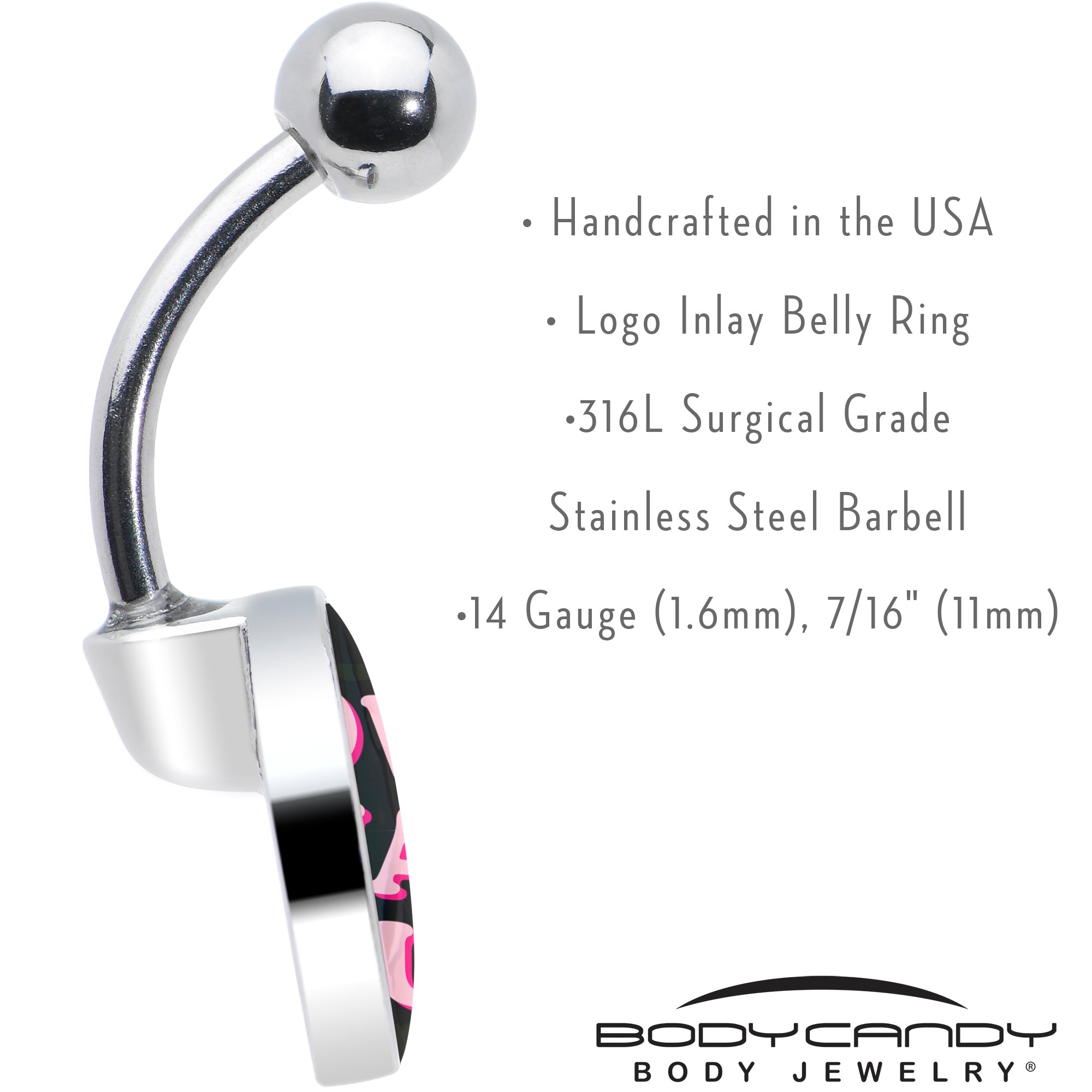 Love That 4 You Belly Ring by Onyx O