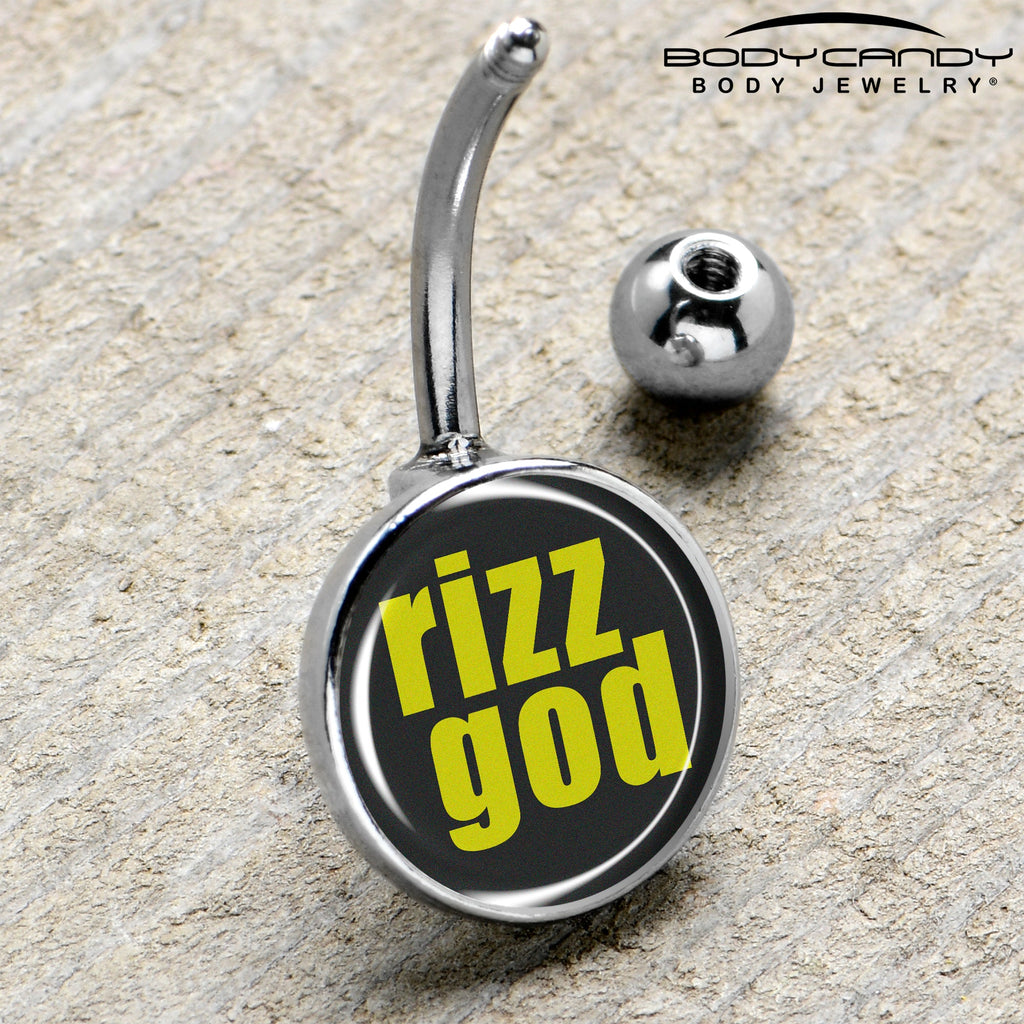RIZZ GOD Belly Ring by Onyx O