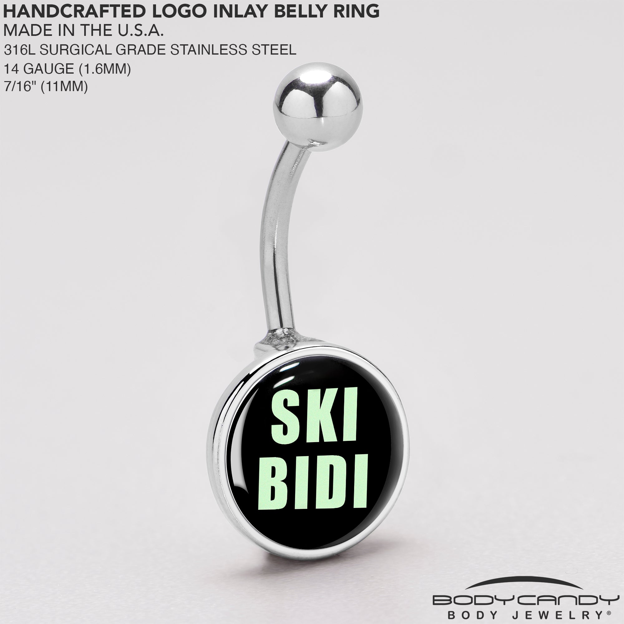 SKIBIDI Belly Ring by Onyx O