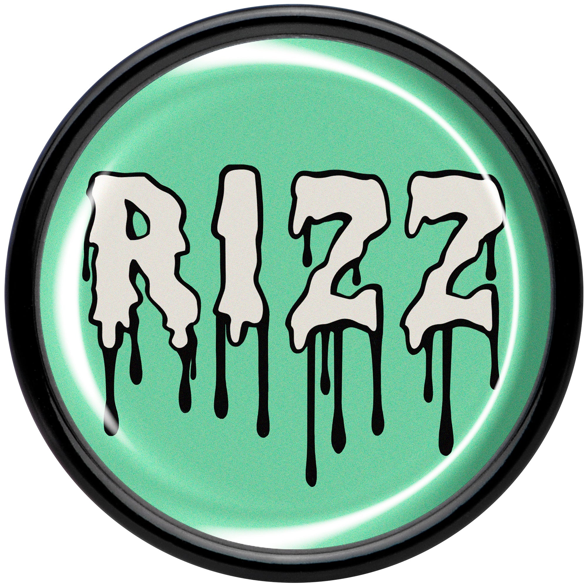 RIZZ Black Acrylic Saddle Plug Set by Onyx O