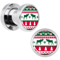Ugly Christmas Sweater Screw Fit Plug Set Sizes 6mm to 20mm