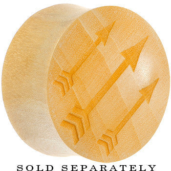 Organic Crocodile Wood Archer's Arrows Saddle Plug