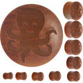 Organic Sawo Wood Sea Octopus Saddle Plug