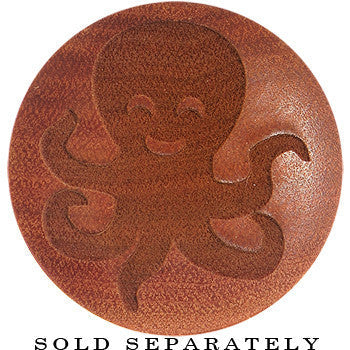 Organic Sawo Wood Sea Octopus Saddle Plug