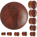 Organic Sawo Wood Footprint Saddle Plug