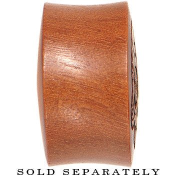 Organic Sawo Wood Tree of Life Saddle Plug
