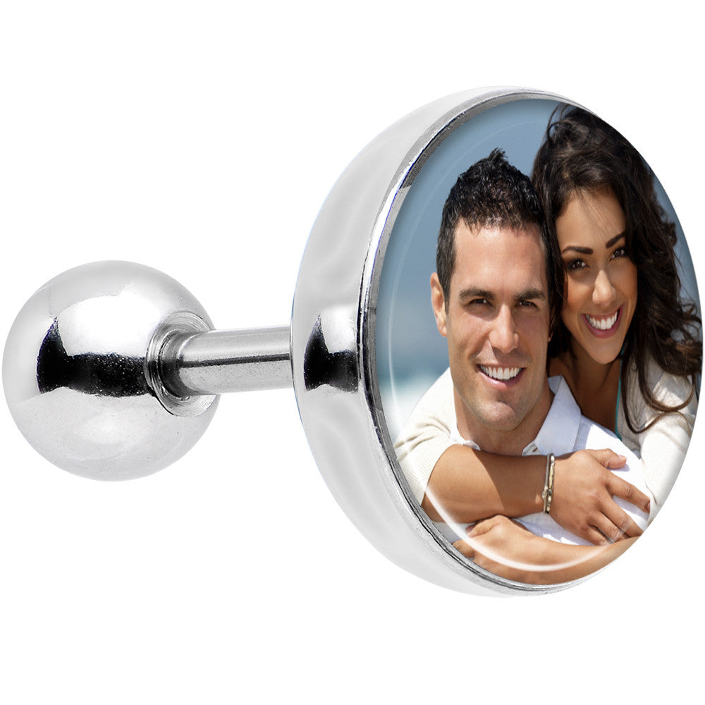 Custom Full Color Photo Tragus Cartilage Earring