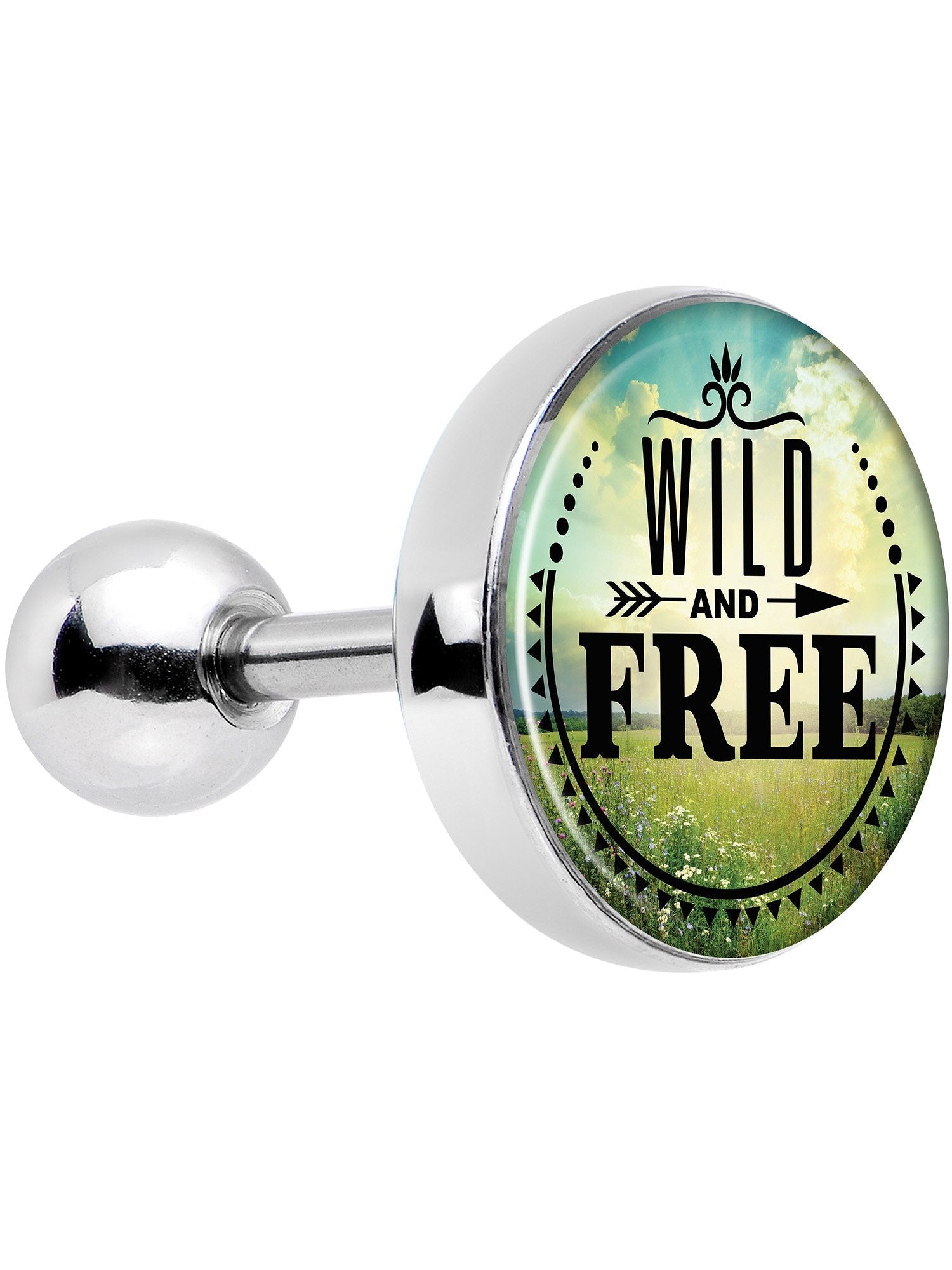 16G 1/4 Wild and Free Tragus Cartilage Earring